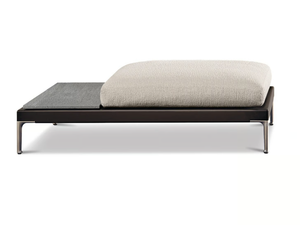 PATIO - Square outdoor fabric bench _ Minotti