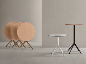 COMTE - Drop-leaf table with 4-star base _ Mobboli