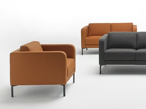 QUADRAT QS2P - 2 seater fabric sofa _ Mobboli