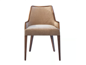 MONACO - Upholstered leather chair _ Mobi