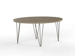 URBAN TV33 - Oval melamine-faced chipboard table _ Mobilspazio