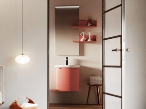 E50 - Vanity unit with mirror _ Mobiltesino