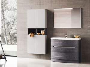 E55 - Ash vanity unit with drawers _ Mobiltesino