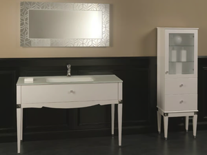 DEDALO 002 - Contemporary style floor-standing vanity unit with drawers _ Mobiltesino