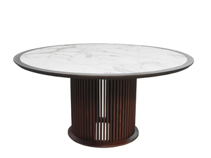 T GRECIA - Round ceramic dining table _ Modonutti