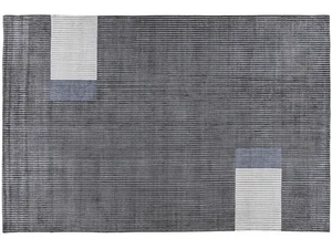 LINES - L8 - Rectangular handmade viscose rug _ Mohebban