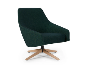 PUK LOW - Swivel fabric armchair _ Montis