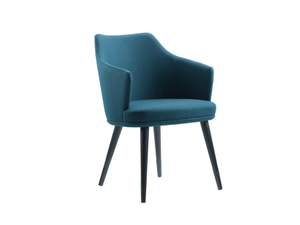 PORTO - Fabric chair with armrests _ Morgan