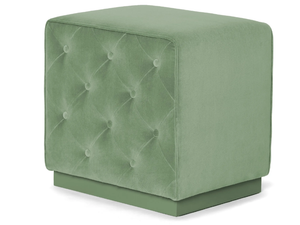 CHAMOIS - Tufted square velvet pouf _ Munna