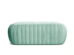 MELLOW - Upholstered rectangular velvet pouf _ Munna