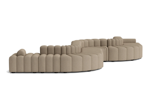 STUDIO OUTDOOR 8 - Curved modular Sunbrella® garden sofa _ NORR11