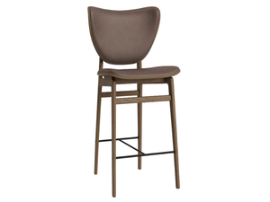 ELEPHANT BAR - High leather and oak stool _ NORR11