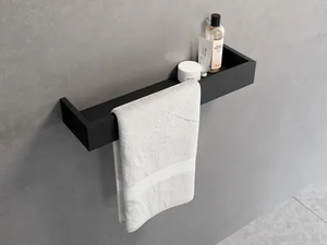 FRAME - Towel holder with storage shelf _ NOVELLINI