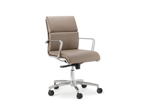 AALBORG SOFT 02 - Swivel executive chair with 5-spoke base with armrests _ Nahu