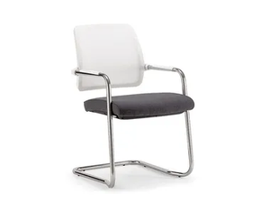 KOS WHITE AIR 01 - Cantilever chair with armrests _ Nahu