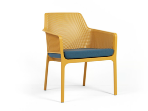 NET RELAX - Stackable chair with armrests _ Nardi