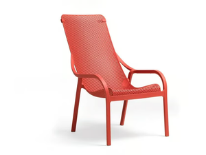 NET LOUNGE - Stackable polypropylene garden armchair _ Nardi