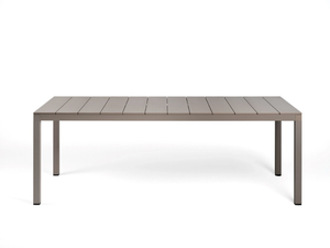 RIO ALU 210 FIX - Powder coated aluminium garden table _ Nardi