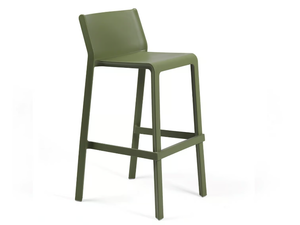 TRILL STOOL - High stool with back with footrest _ Nardi