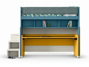 Shaped sliding desk - Modular desk _ Nidi