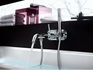 LIKID - Single handle bathtub mixer with hand shower _ Nobili