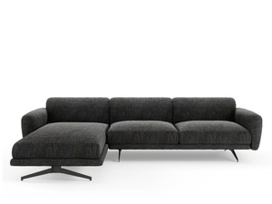 NOA - Sectional fabric sofa with chaise longue _ Novamobili