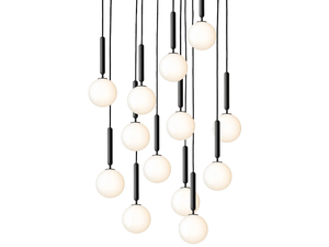 MIIRA 13 OPAL - Blown glass pendant lamp _ Nuura