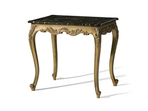 MG3156 - Lacquered rectangular marble coffee table _ OAK