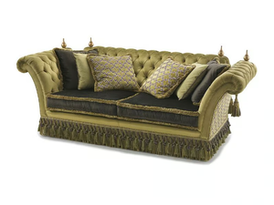 MG3263/2 - Tufted 3 seater fabric sofa _ OAK