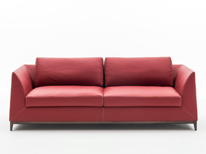 MANZONI SC5073 - 2 seater leather sofa _ OAK