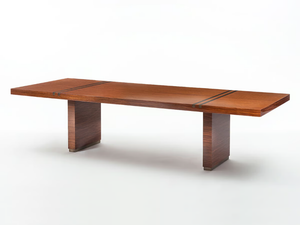 SENATO SC7005 - Rectangular rosewood meeting table _ OAK