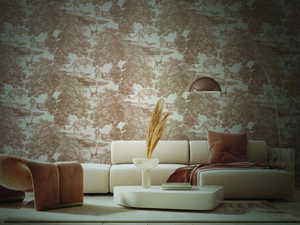 TOILE DE JOUY SEPPIA - Wallpaper / wall tiles _ Officinarkitettura®