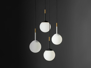 LA PALLINA SP - Dimmable blown glass pendant lamp _ Olev