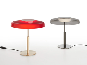 DORA - Metal and glass table lamp _ Oluce