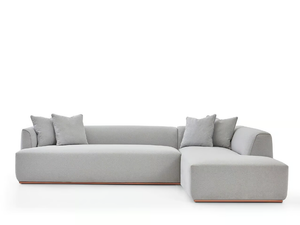 ESTIVAL L - Corner 4 seater fabric sofa _ PARLA