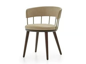 MERU L - Fabric chair with integrated cushion _ PARLA