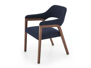 OLIVE - Fabric chair with armrests _ PARLA