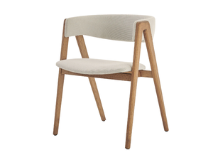 GALA - Upholstered fabric chair with armrests _ PARLA