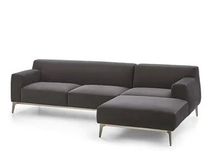 PETRA L - Fabric sofa with chaise longue _ PARLA