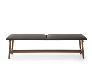 FUSHIMI - Upholstered leather bench _ PIANCA