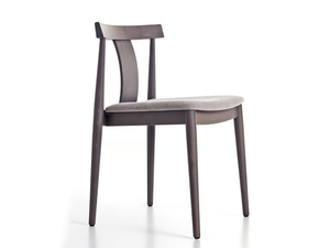 ALESSIA 00 C1 - Solid wood chair with integrated cushion _ PIANI