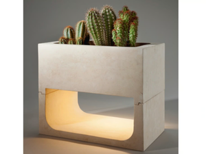 LIGHTFLOW - Lecce stone table lamp / vase _ PIMAR