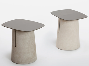 PIRO - Square stone garden side table _ PIMAR