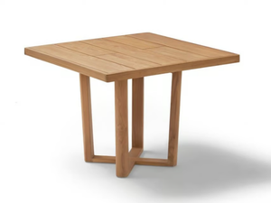 HERITAGE - Square teak garden table _ POINT