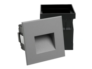 REC 100 - LED wall-mounted outdoor powder coated aluminium steplight _ PROLED