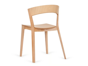 ARCHER - Stackable wooden chair open back _ Paged