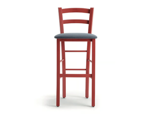 VENEZIA 42AA.i2 - High beech stool with back _ Palma