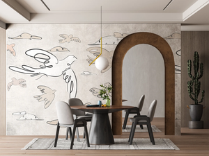 COLOMBES - Panoramic wallpaper _ PaperMint