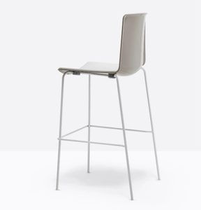 TWEET 896 - High polypropylene stool with footrest _ Pedrali