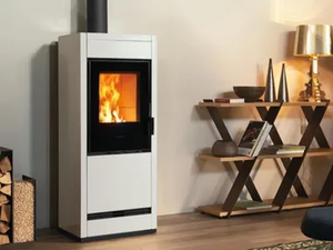 E228 A - Multi-fuel faïence stove with WiFi Class A+ _ Piazzetta